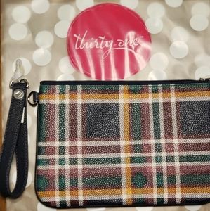 Thirty-One Rubie Mini w/Wristlet Strap